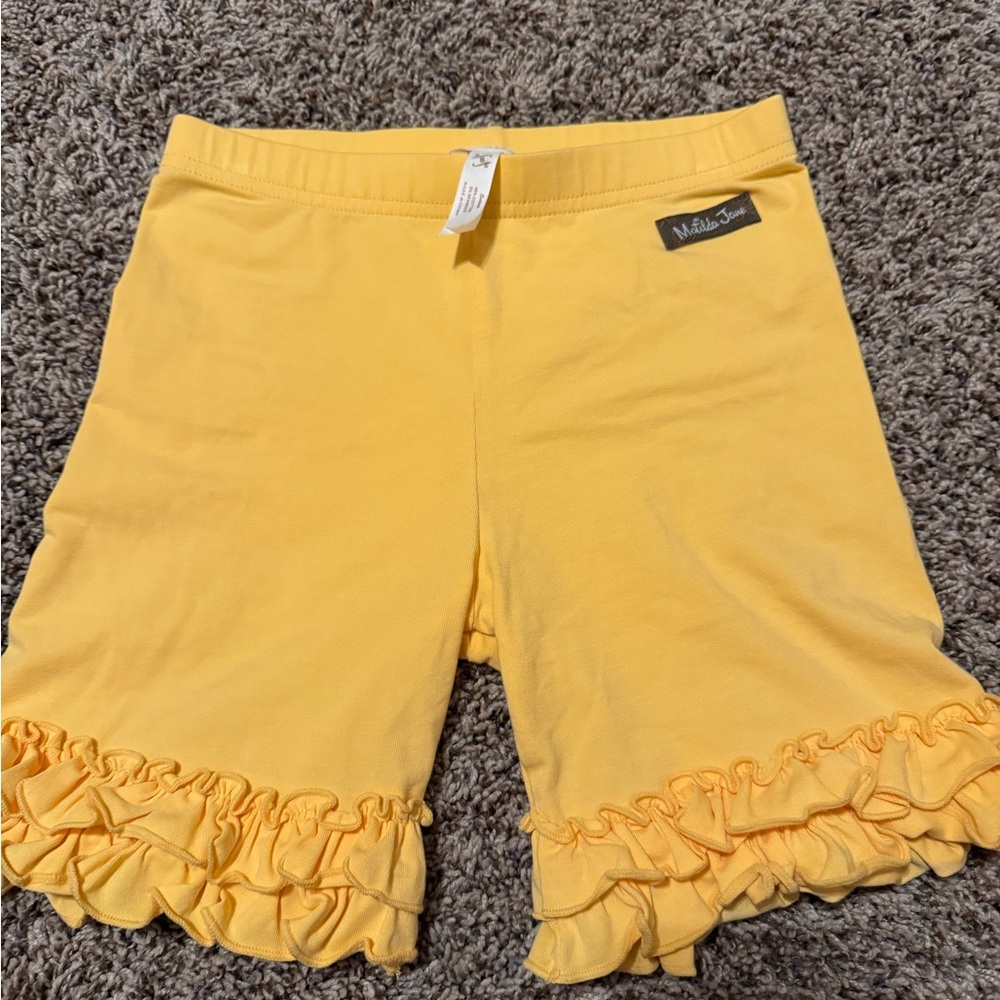 Matilda Jane Sunny Yellow Ruffle Shorts